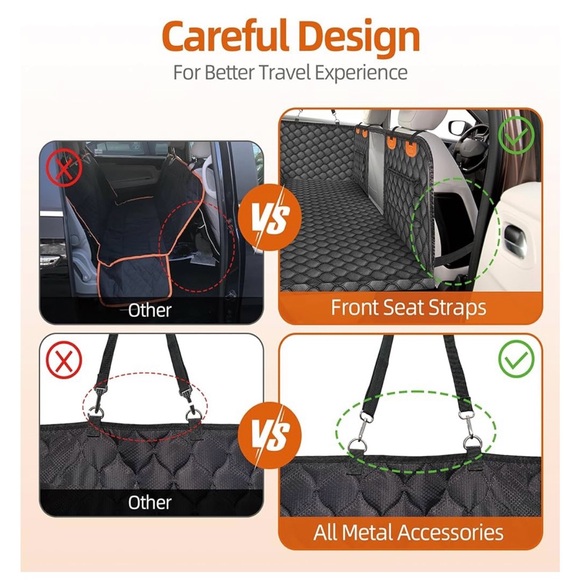 Black Dog Car Seat Cover - Picture 3 of 7